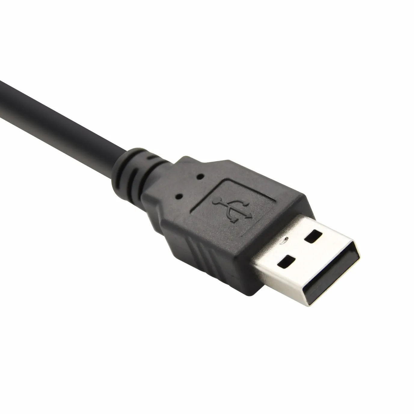 4/9 Pin Industrial IP68 Waterproof USB2.0/USB3.0  Connector Male to Male Cable Plug Threaded Cable Waterproof USB Connector