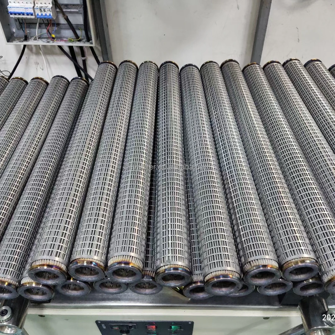 PET Polymer Melt Filter Element Pleated metal filter candle used for large area continuous screen changer candle filter