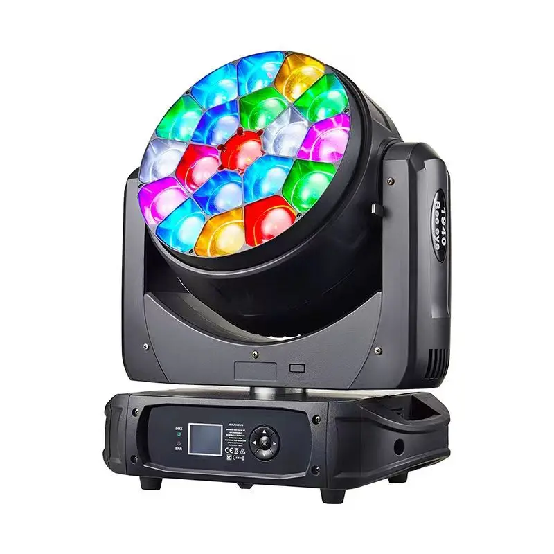 19x40W RGBW Zoom Wash Bee Eye LED Moving Head Led Stage Lights b-eye k15 Wash With Zoom 4.5-45 Degree For Wedding Event Party