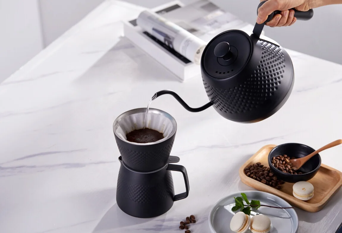 unique electric arabic coffee maker with timer function automatic coffee tea maker smart gooseneck kettle