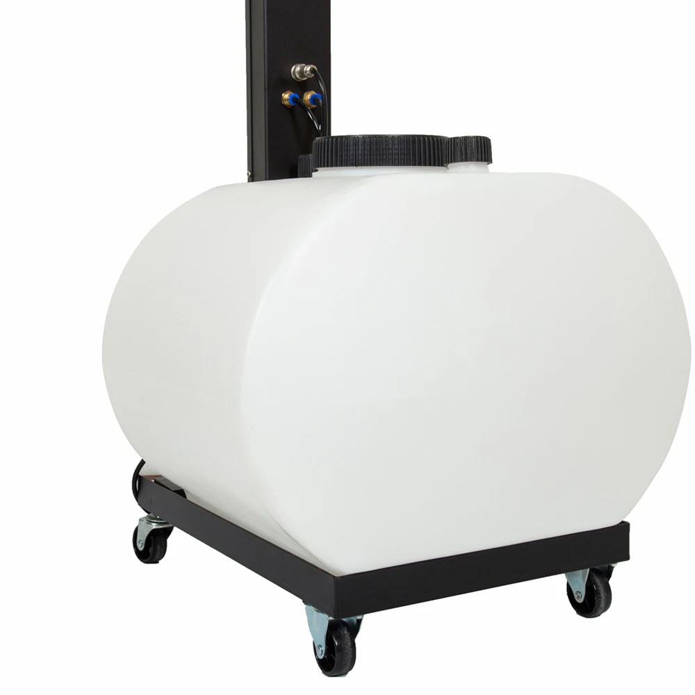 Outdoor pedestal waterproof patio cooling fans with water sprinkler