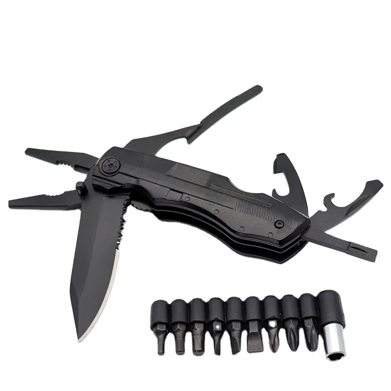 Многофункциональный складной нож плоскогубцы с отверткой головка EDC комбинированный инструмент для технического обслуживания плоскогубцы для кемпинга на открытом воздухе портативный дом