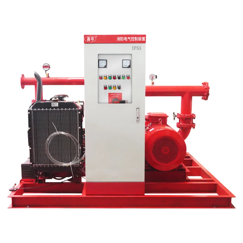 Factory Combines diesel Fire Pump Horizontal Centrifugal and Stainless Steel Multistage to Make New Set