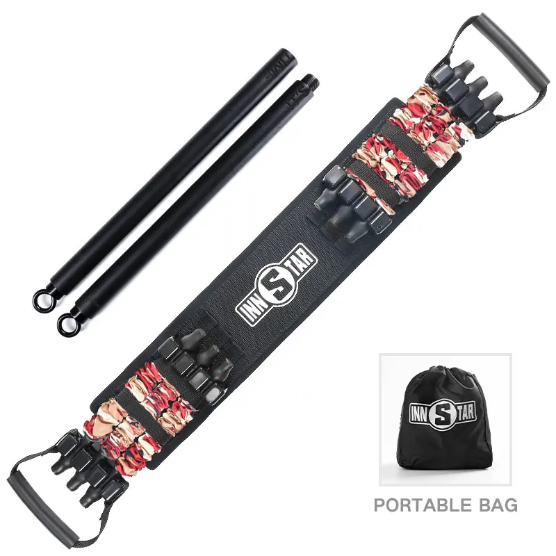 Штанга-тренажер INNSTAR, эластичная лента для груди, оборудование для тренировок