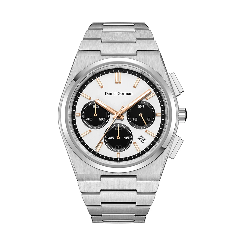 Daniel Gorman High Quality Luxury Watches 5 Atm Waterproof Watch Male Stainless Steel Watch Men Quartz