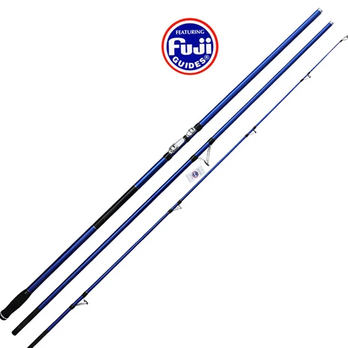 Wholesale high quality 4.2m 3-section pure carbon Fuji guides parts surf casting fishing rod