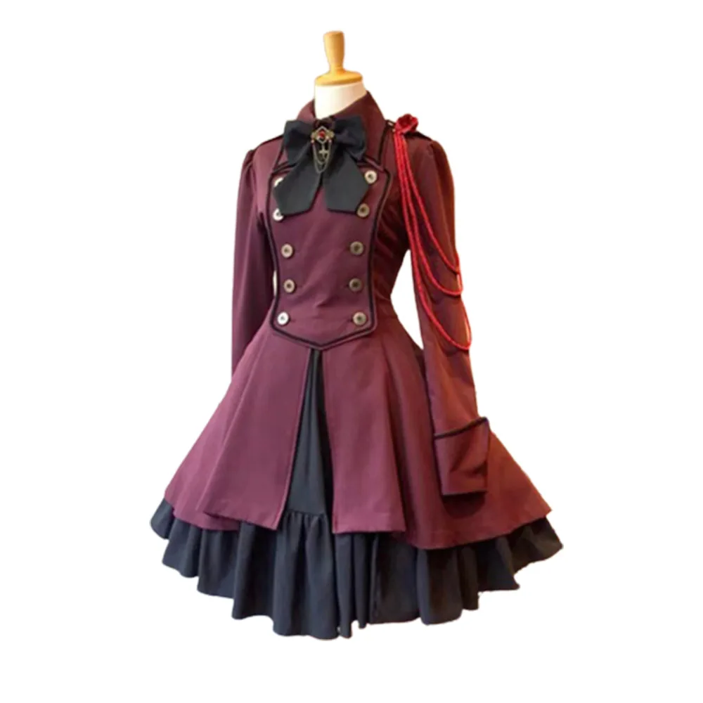 2024 Gothic Dresses Lolita Princess Dress Long Sleeves Multi Layers  Vintage Halloween Cosplay Costume for Women