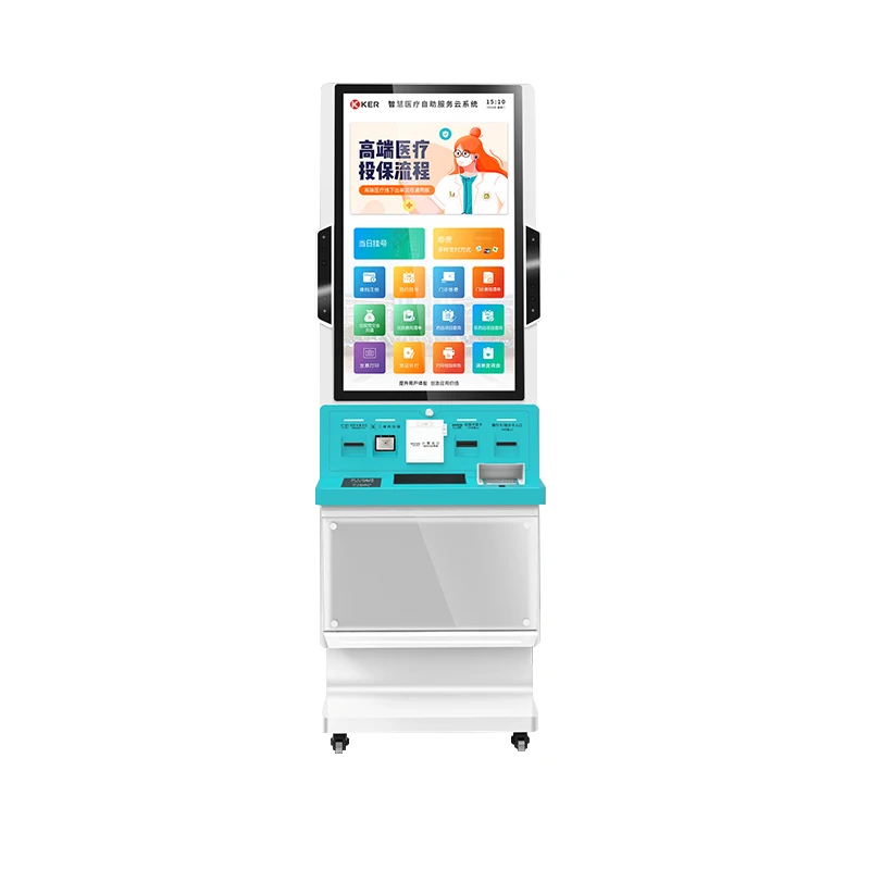 Hospital medical large screen self-service inquiry registration appointment kiosk recharge printing terminal