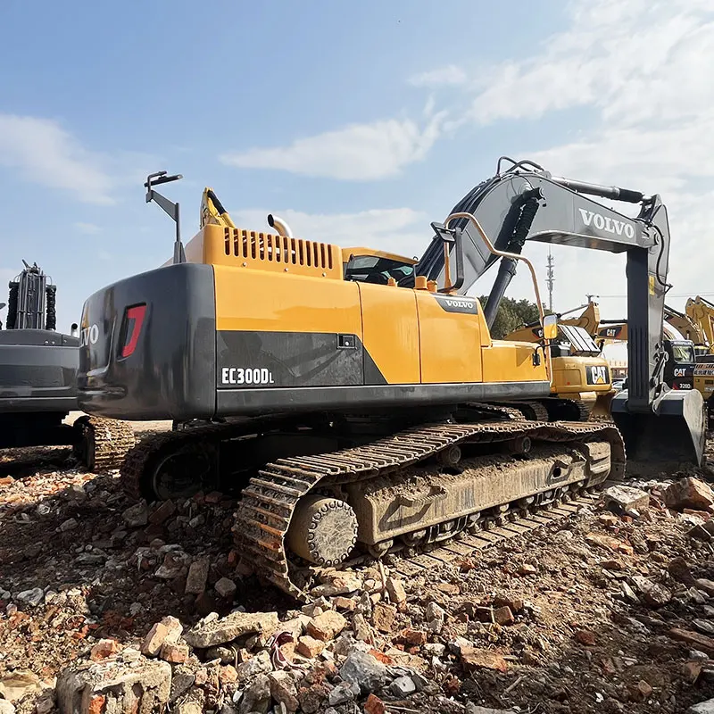 Двигатели для машинного оборудования 30 тонн б/у Volvo EC300 большой экскаватор Sweden импортный volvo300 заводской продажи
