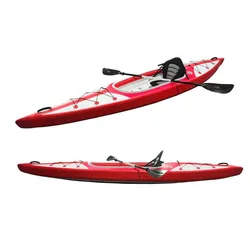 China Manufacturer 3.80m Fast Speed Inflatable Drop Stitch Single Fishing Kayak