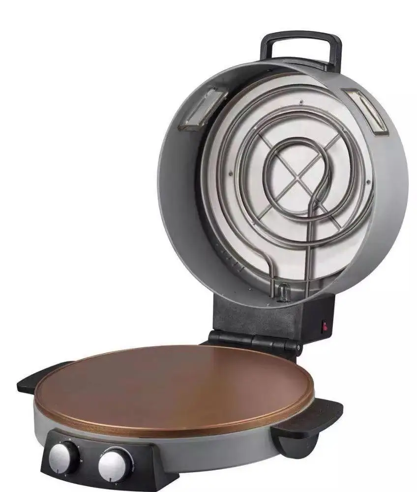 Ethiopian Arabic Electric Grill for Injera Pizza Pan Crepe Flatbread Pita Rotti Tortilla Chappatti Maker
