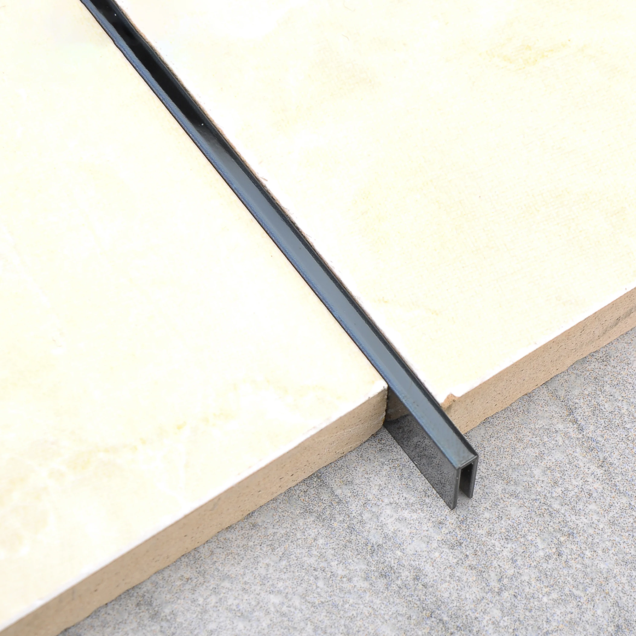 Foshan JECA Tile Accessories Decorative Stainless Steel Strip Tile Trim U Shape High Quality Ceramic Metal Tile Trim For Floor