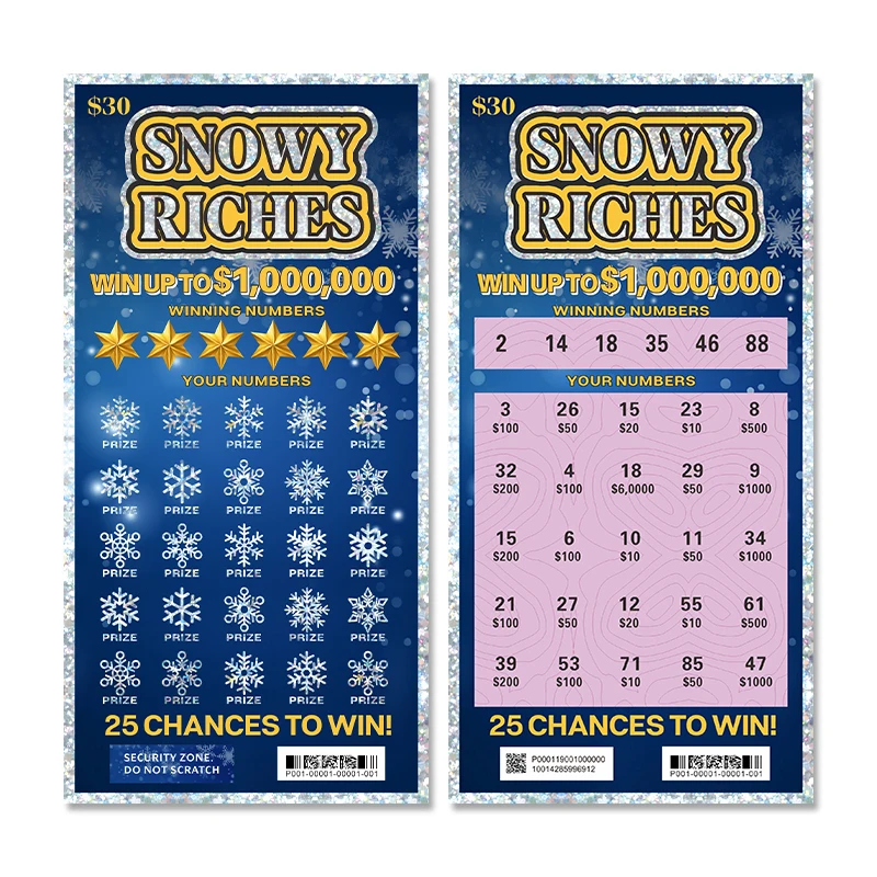High-Quality Production Customizable Templates digital Printing serial numbers Original Color scratch off lottery tickets