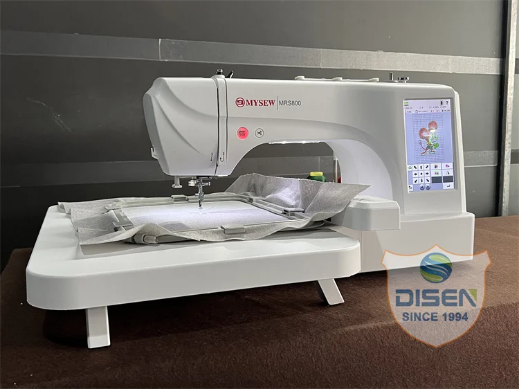 Компьютер автоматический мини портативный домашний Компьютеризированный шитье MRS800 вышивальная машина mrs 800 300a бизнес