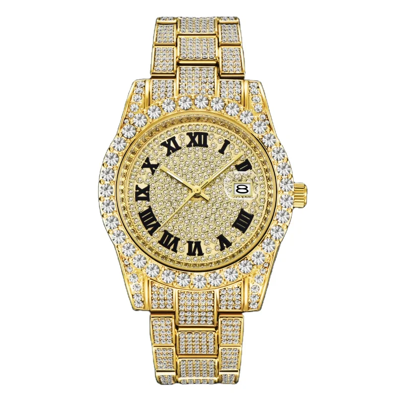 Luxury Custom Logo Mens Packing Watch Box Watches Luxury Brand Oriente Parnis Prices Active Cata Green Watches Men Wrist