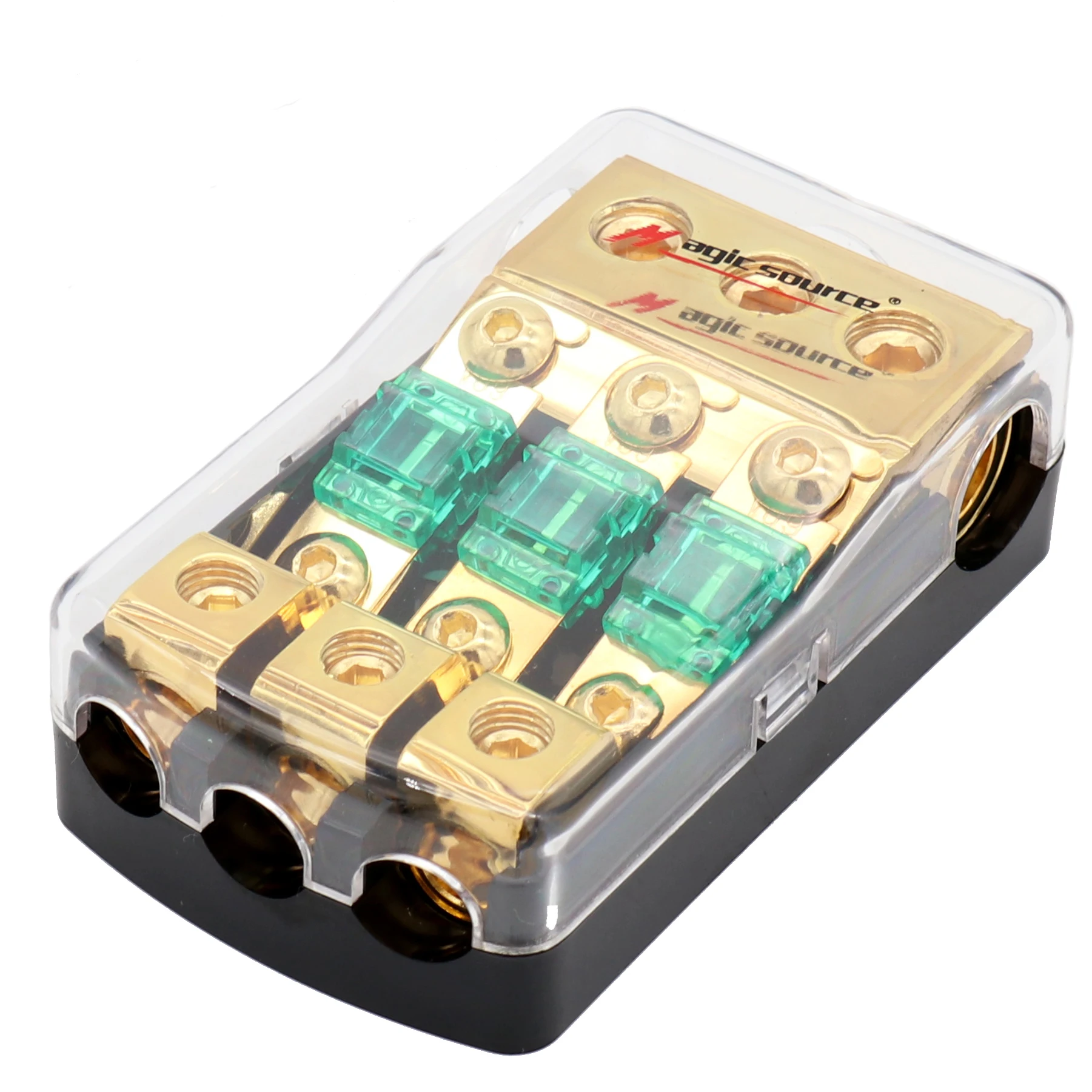 Держатель предохранителя 0/2/4 Калибр до 4/8 Калибр для автомобильного аудио с 60A MANL предохранитель 3 способа