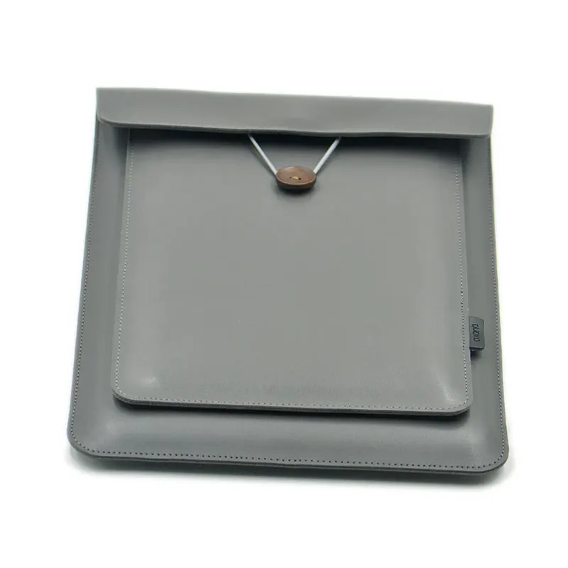 Double Layer High Capacity Laptop Bag Cover,Microfiber Leather Laptop Sleeve Case For M1 MacBook Pro Air 12/13.3/14/15.4/16