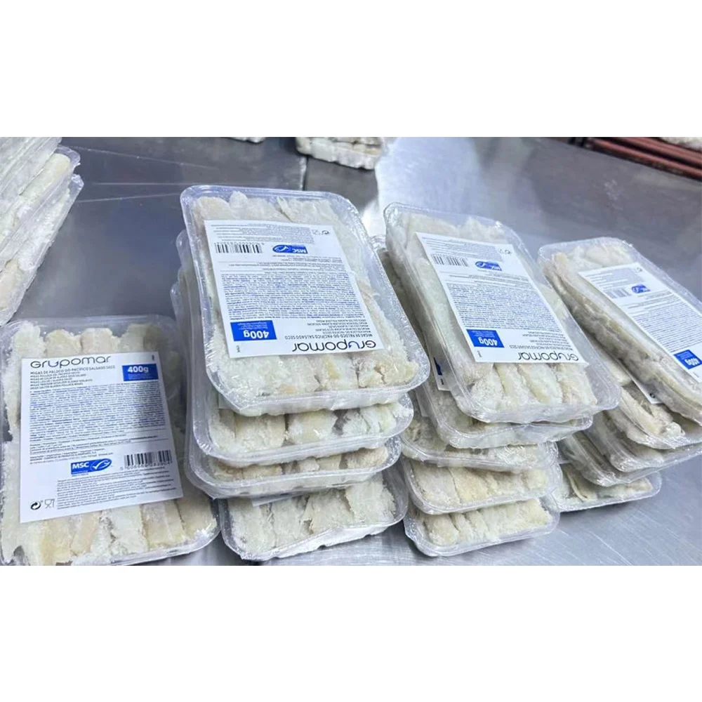 Delicious seafoods Dry Salted Alaska Pollock Fillet Dried salted APO Fillet