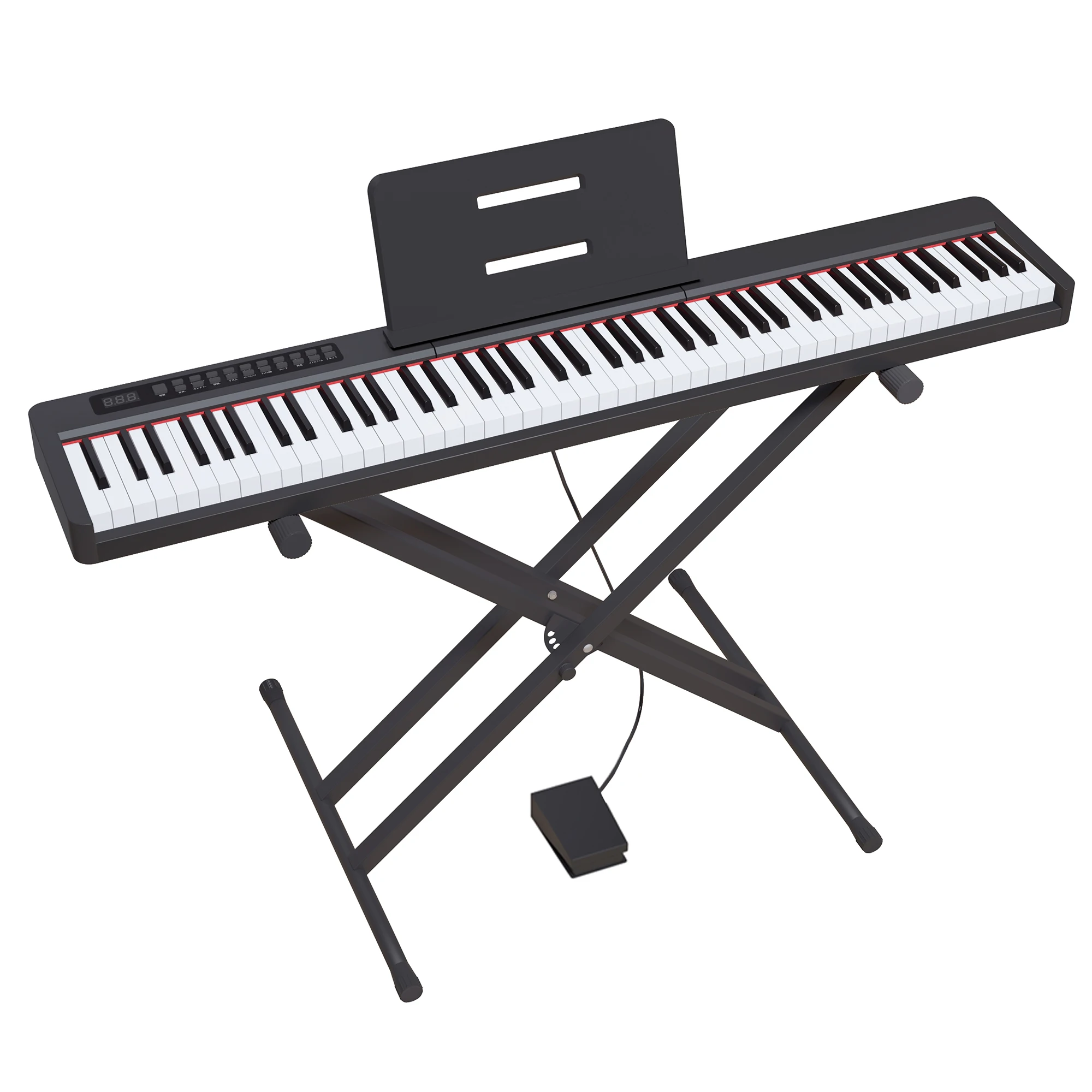 LeGemCharr electronic piano keyboard piano 88 keys musical keyboard 88 key electronic piano organ