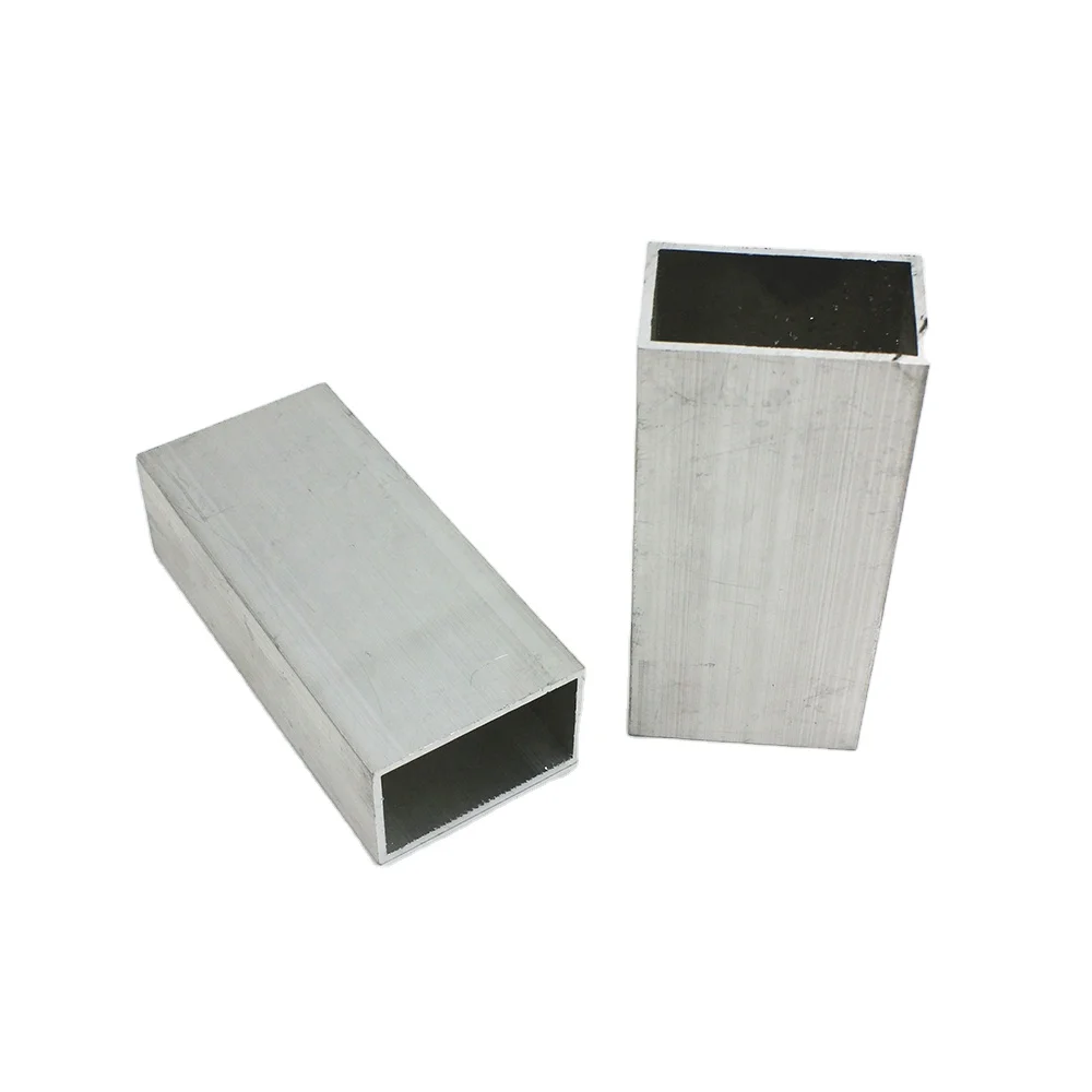 China Factory Mill Finished Decorative Aluminium Square Pipe customized 1010 5083 6061 hollow aluminium square tube