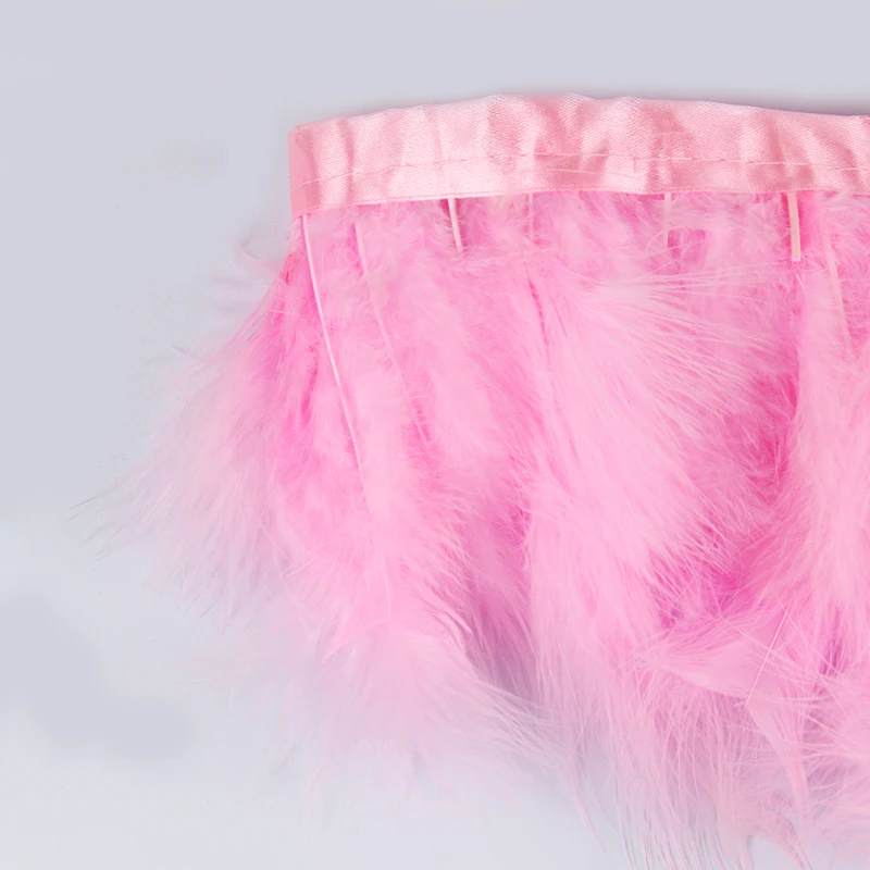 Hot Sale Marabou Trim Turkey Feather Trimming for Fan Feathers