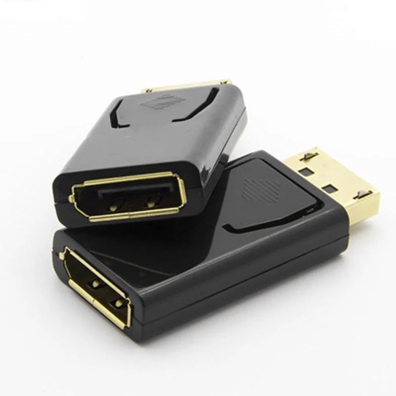 High Quality 1080p  adapter Displayport male DP to displayport dp female Video adapter converter