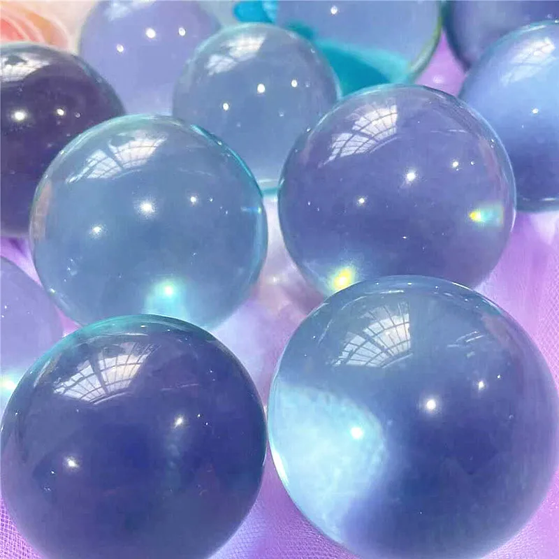 Wholesale  sphere Spiritual Healing product blue glass ball for sale