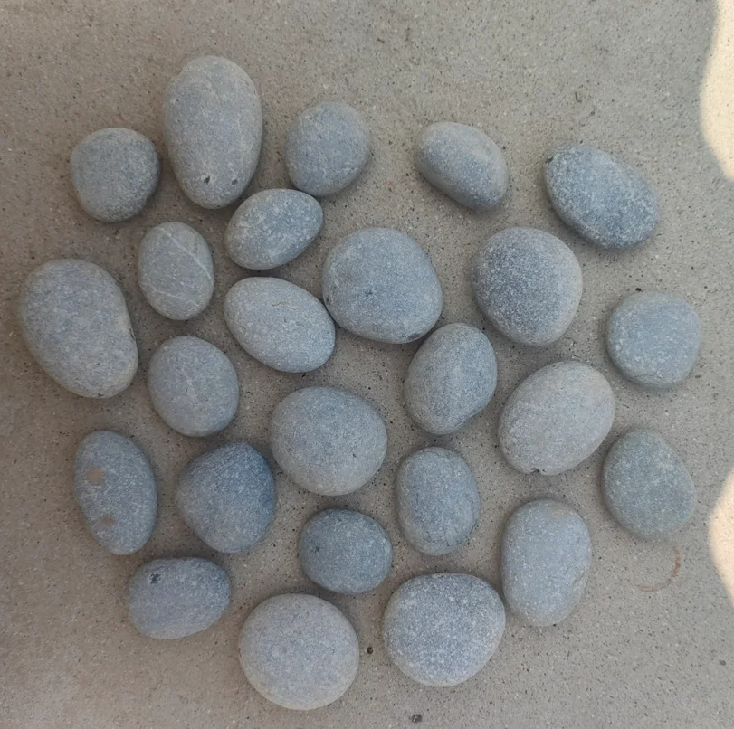 High quality natural river beach grey pebble and cobble stone exterior wall decorative pebble stone for Engineering