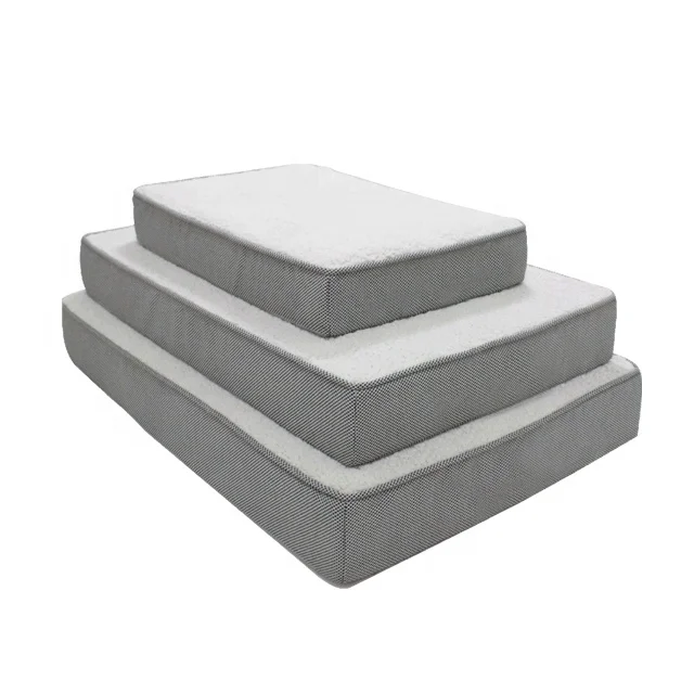 New Arrival Custom Cheap Waterproof Square OEM Memory Foam mold dog bed