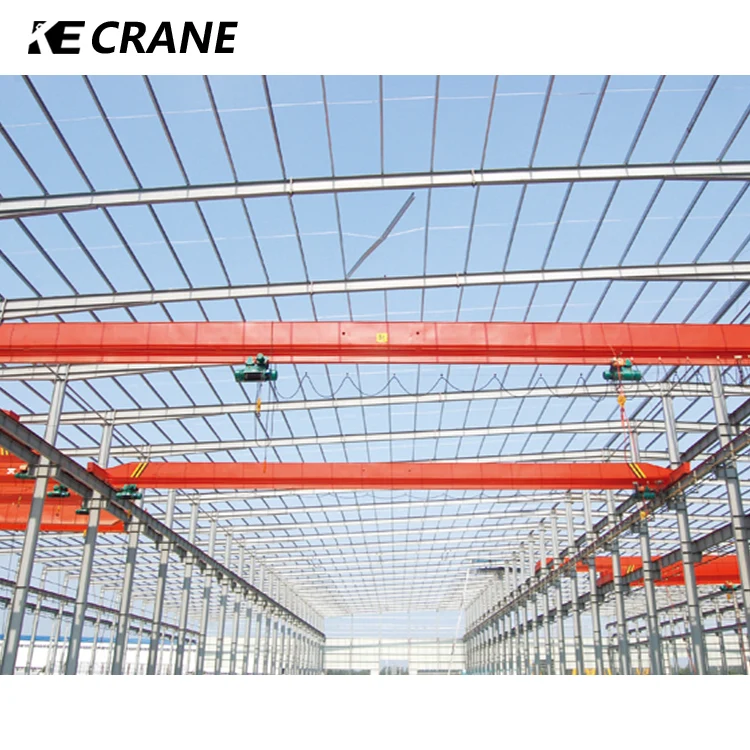 Factory Supply Overhead Box Type Crane Single Beam Bridge Electric Crane