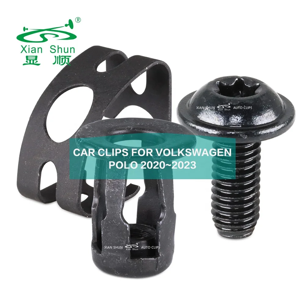 Car Fasteners & Clips Fit For VOLKSWAGEN  VAG POLO 2020 2021 2022 2023 Bumper Hood Door panel Heat Shield Auto Fastener Clips