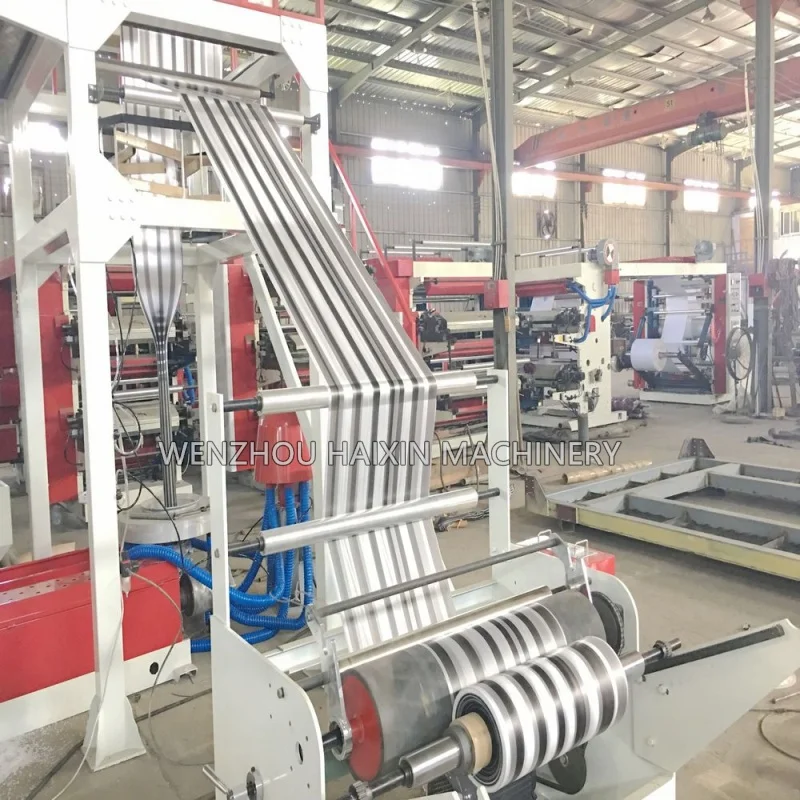 High technology durable double color hdpe blown film extrusion machine