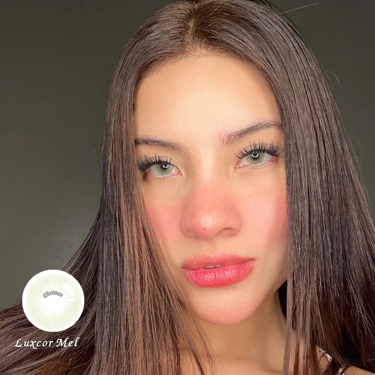 Готовые к отправке Meetone Luxcor Hidrocor самые натуральные глаза контактируют с дешевыми цветными контактными линзами для глаз