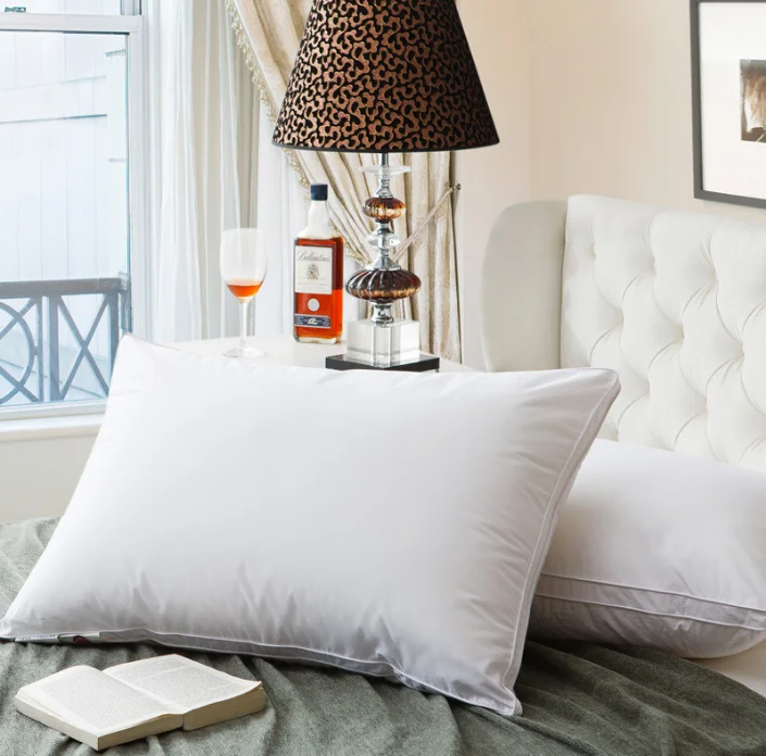 Modern pop pregnant woman pillow custom throw polyester pillow inner Hot Sale Luxury White Goose Down Standard Feather Pillow