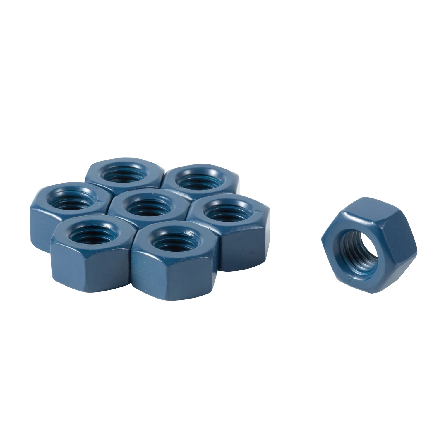 M30 Blue Zinc ASME B18.2.2 H=D ASTM A194 Grade 16 Heavy Hex Nut