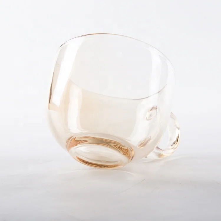 
Large capacity amber breakfast cup Oatmeal Milk Cup 