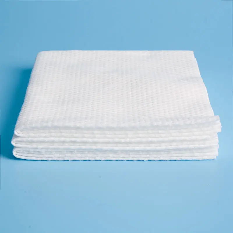 Customized 135 * 60 cm independent packaging biodegradable non-woven fabric travel hotel disposable white bath towel