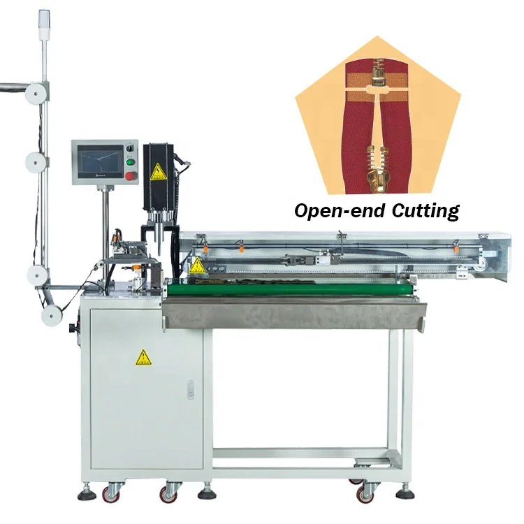 Высококачественная полностью автоматическая металлическая молния, ультразвуковая машина для резки с открытым концом для металлической молнии, латунная молния