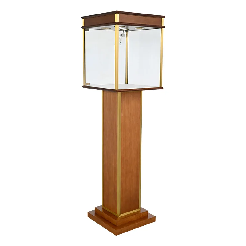 Fashion Modern Museum Cultural Relics Exhibition Luxury Display Sample Cabinet