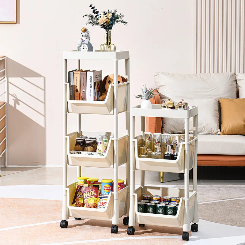 Hot Sale Standing Design New Plastic Shelf Kitchen Shelves Storage Bathroom Storage Shelf Standing