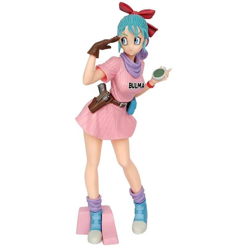 25 5 см Аниме Дракон шарики для девочек Bulma ПВХ пластиковая фигура Модель персонажа орнамент экшн-фигурка
