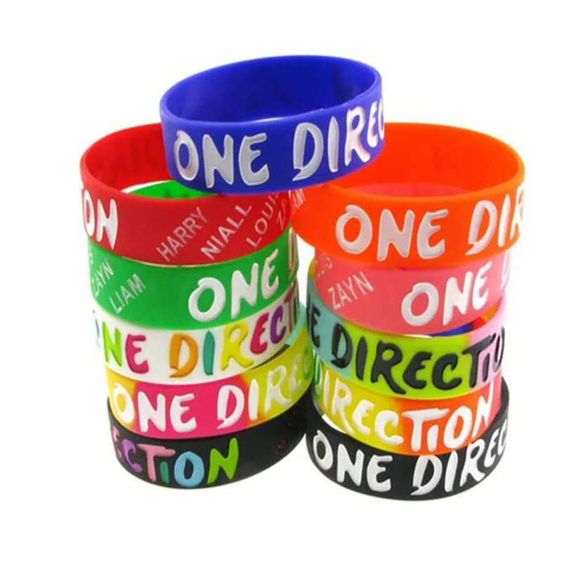 Custom Wrist Band Silicone Wristband Personalized Luminous Glowing Glow Silicone Bracelet Wristband With Printed Logo