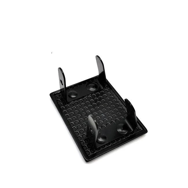 Recycled design Metal Label Bag Hardware black Engraved Logo Metal Plate Tag For Handbags