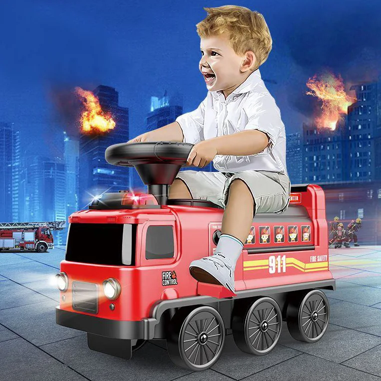 Baby Multi-function Car Toy Educational Garage Parking Lot Toy Sliding Baby Car Ride On Car For Kids