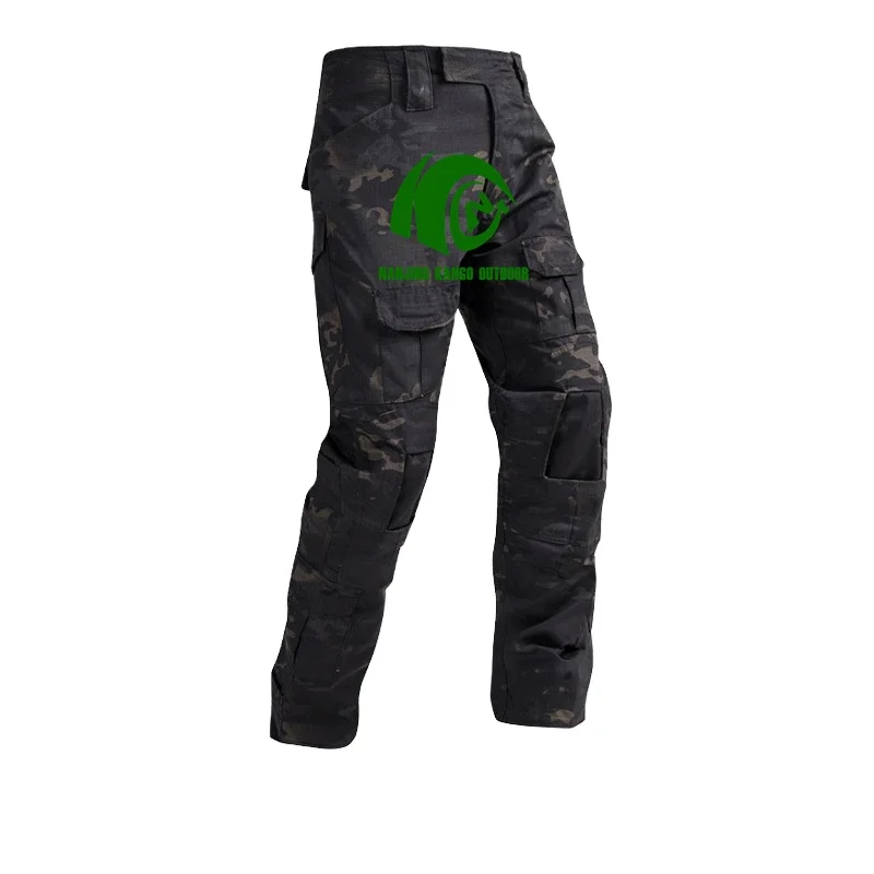KANGO 2022 Top Sale Summer Tactical Strech Pants Outdoor Tactical Pants Blue Hiking Tactical Long Pants Print Solid Standard