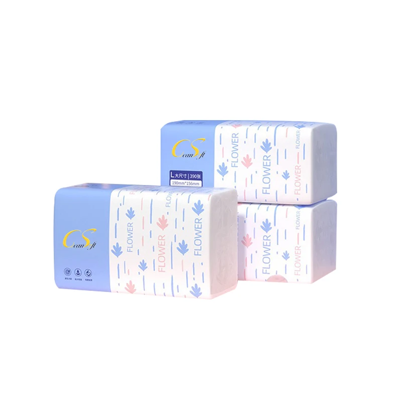 Tissue Facial Thick Disposable Printed Wood Pulp 2ply 3ply Soft Pack Facial Tissue Paper