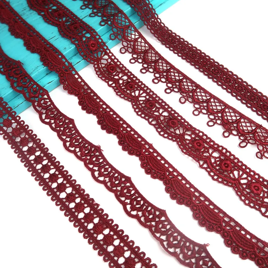 Wholesale Importer Guipure Cotton Embroidery High Quality Dress Fabric Material Trimming Lace