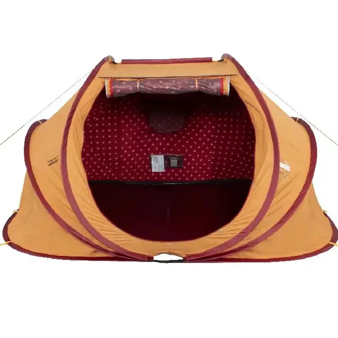 Factory Wholesale Low MOQ Mid East Kadi Style Free Install Pop Up Polyester Cotton Family Desert Camping Outdoor Tents