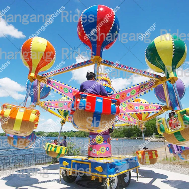 Samba ball on trailer kids amusement park ride balloon for carnival plaza playground to make money