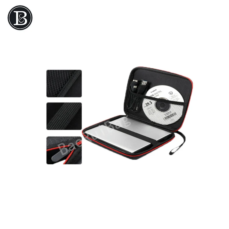  Ультратонкий черный оптический привод/портативный внешний DVD CD USB дорожный жесткий чехол